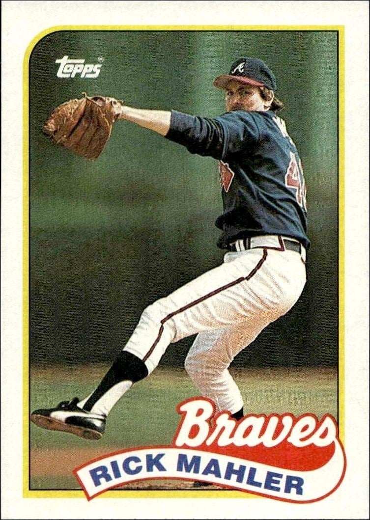 1989 Topps Rick Mahler #621 trading card