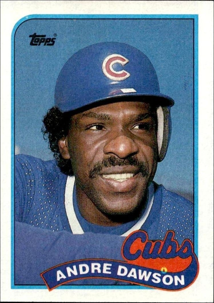 1989 Topps Andre Dawson #10 trading card