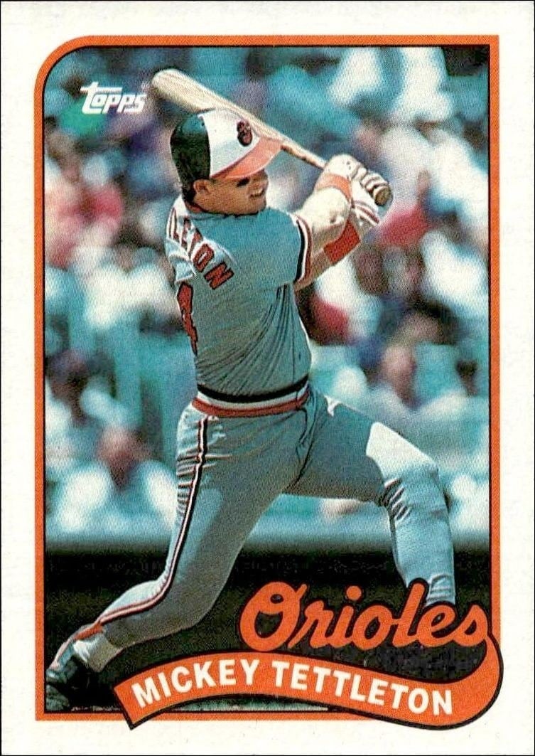 1989 Topps Mickey Tettleton #521 baseball trading card front