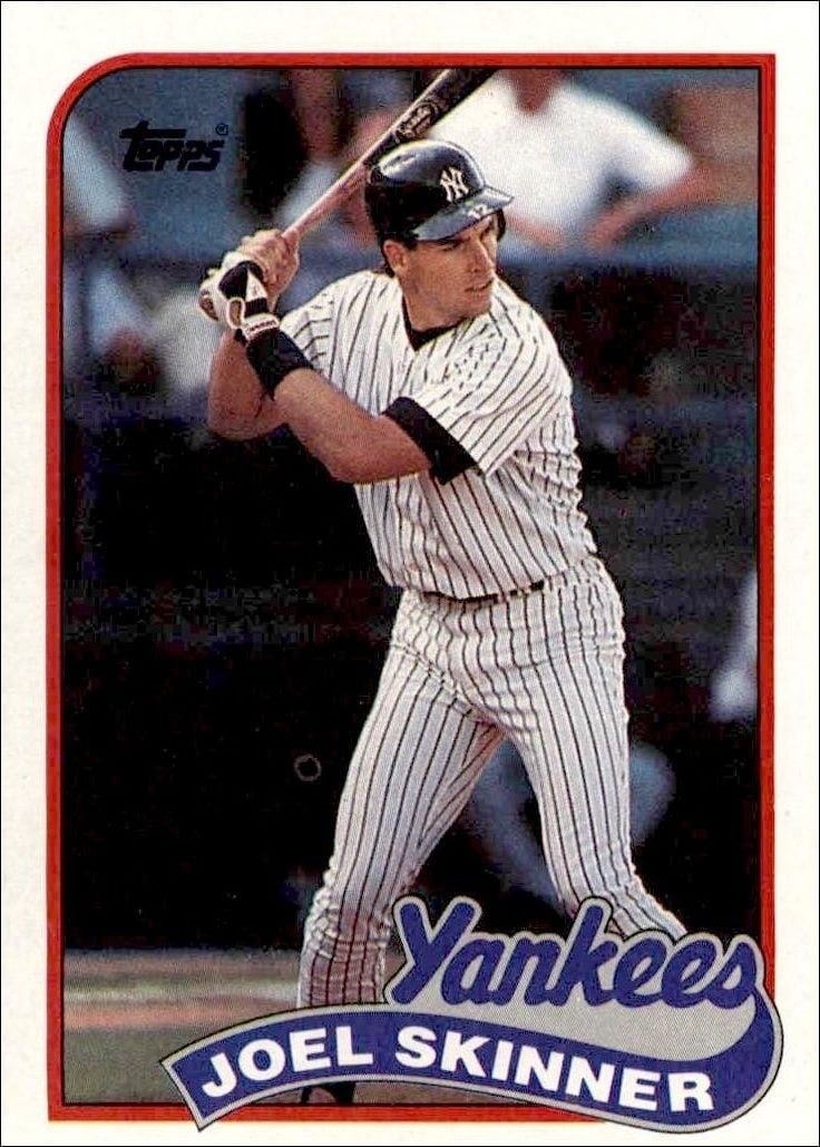 Joel Skinner 1989 Topps #536 Baseball Trading Card - Front 1989 Topps Joel Skinner #536 baseball trading card front