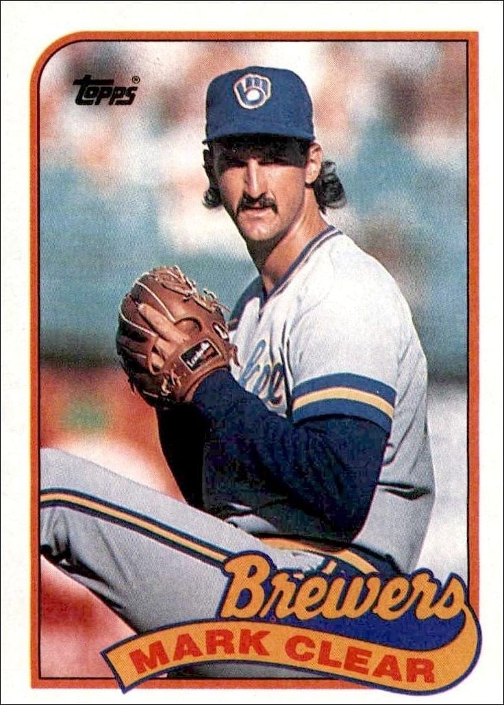 1989 Topps Mark Clear #63 trading card