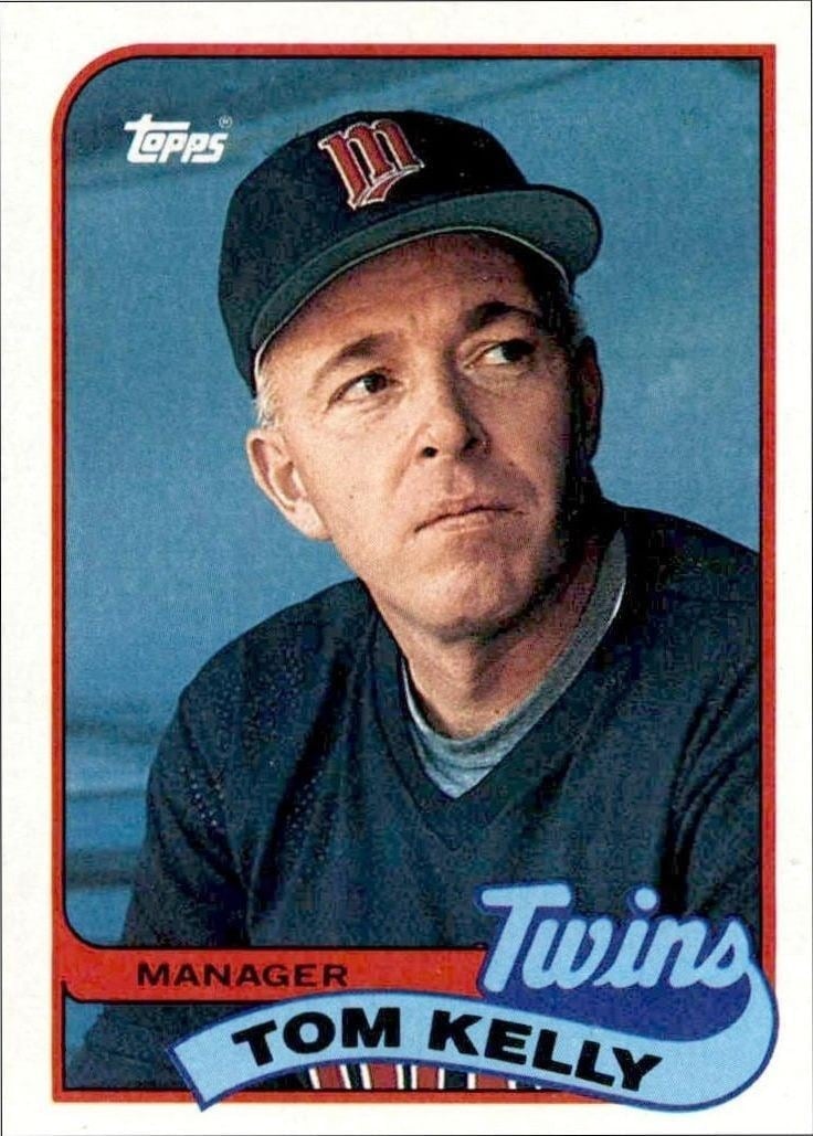 1989 Topps Tom Kelly #14 trading card