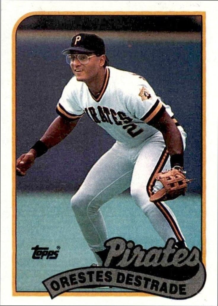 1989 Topps Orestes Destrade #27 trading card