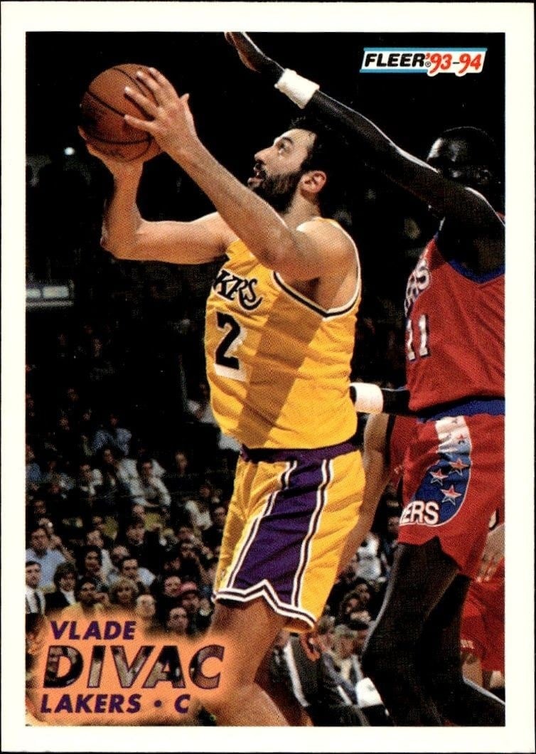 1993-94 Fleer Vlade Divac #101 trading card
