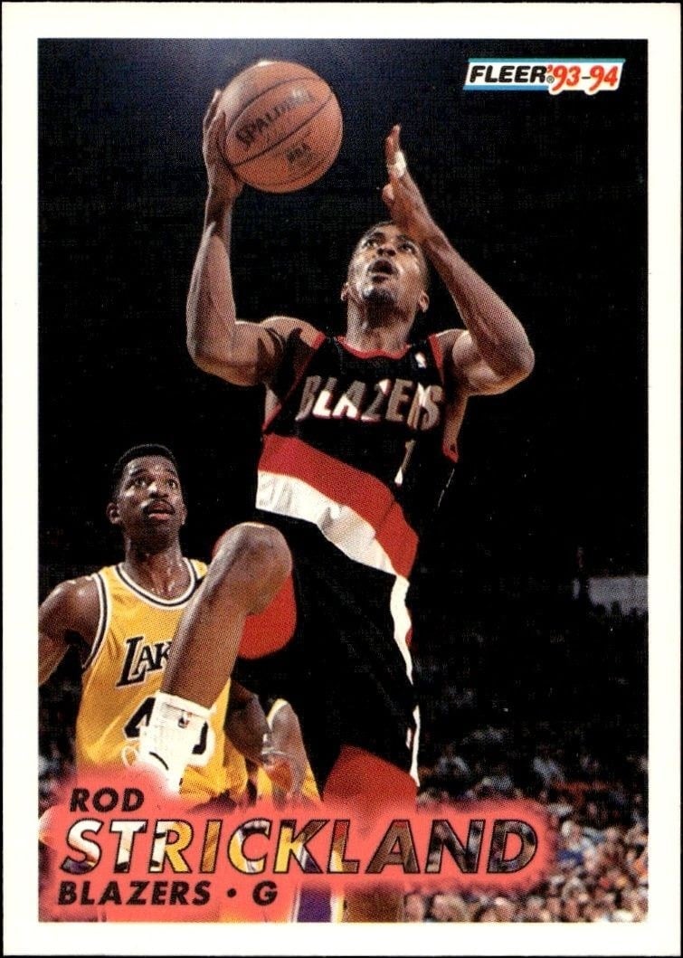 1993-94 Fleer Rod Strickland #179 trading card