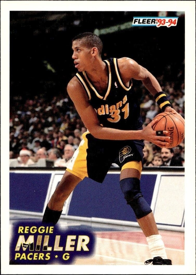 1993-94 Fleer Reggie Miller #85 trading card