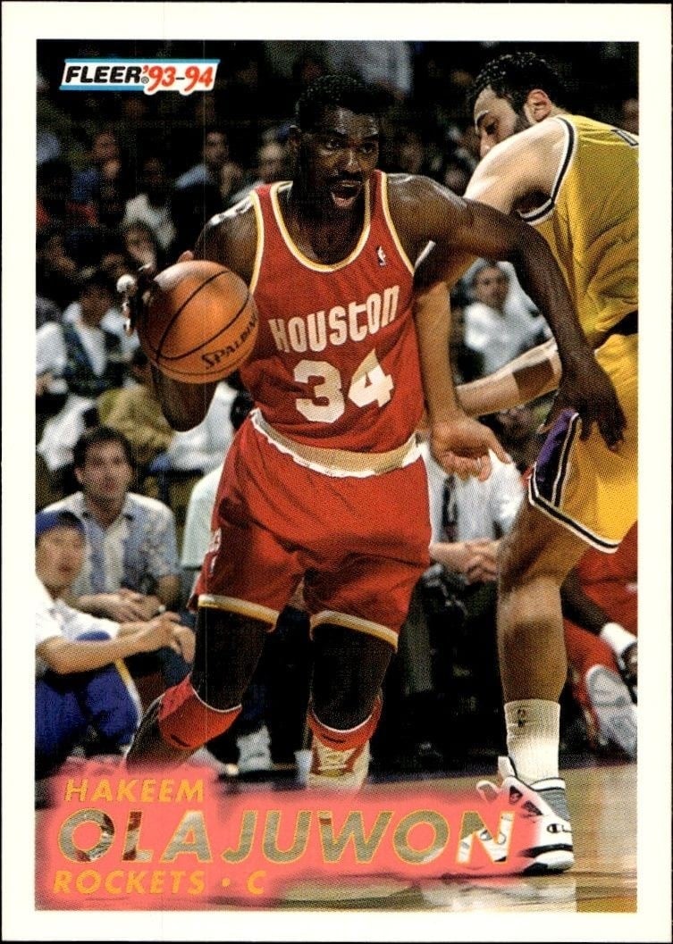 1993-94 Fleer Hakeem Olajuwon #79 trading card
