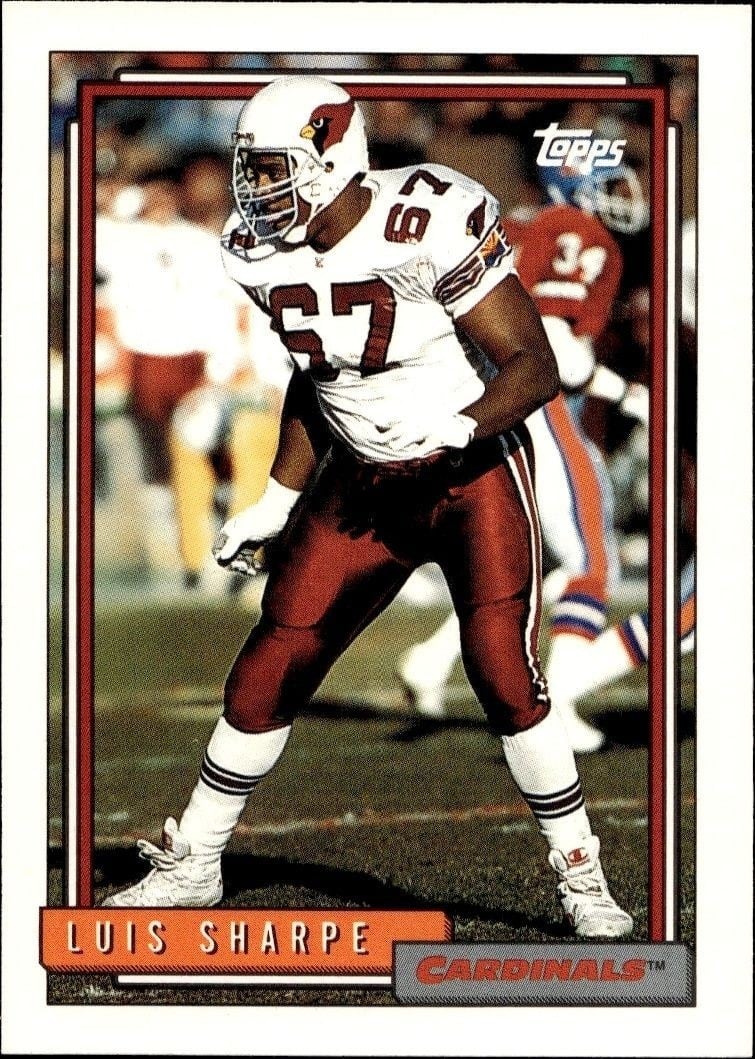 1992 Topps Luis Sharpe #31 trading card