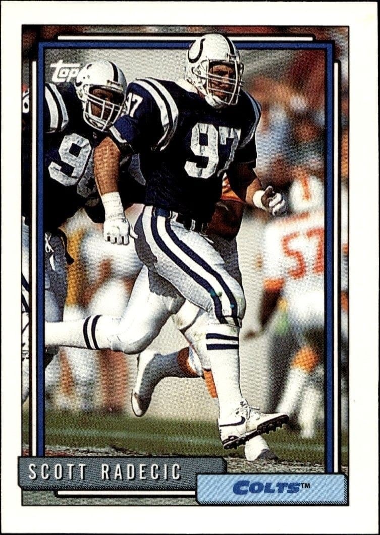 1992 Topps Scott Radecic #216 trading card