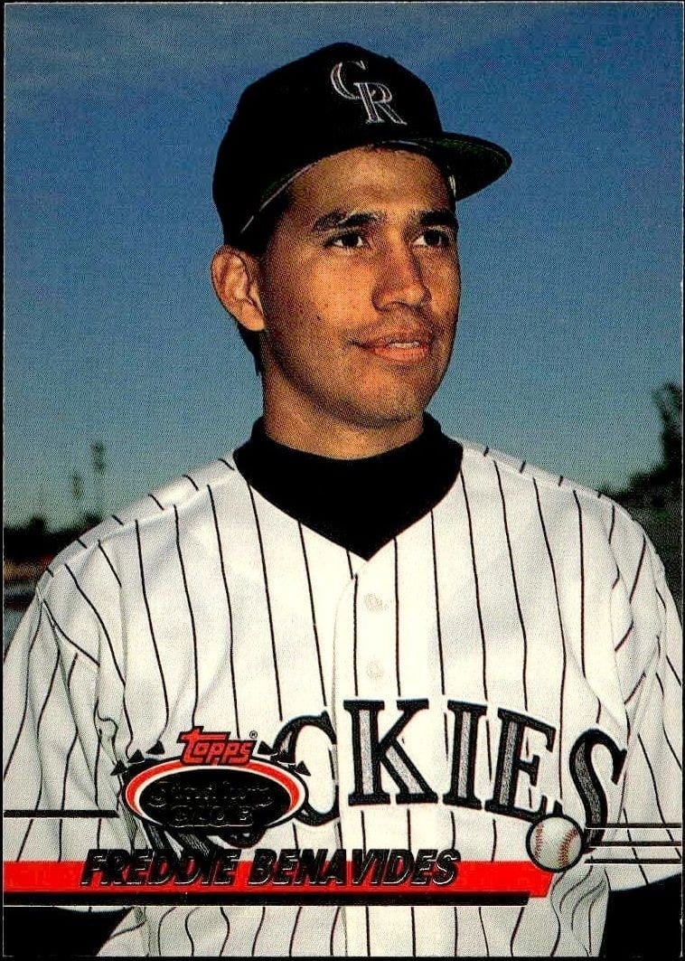 1993 Topps Stadium Club Freddie Benavides #456 trading card