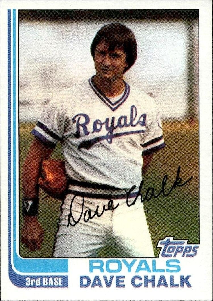 1982 Topps Dave Chalk #462 trading card