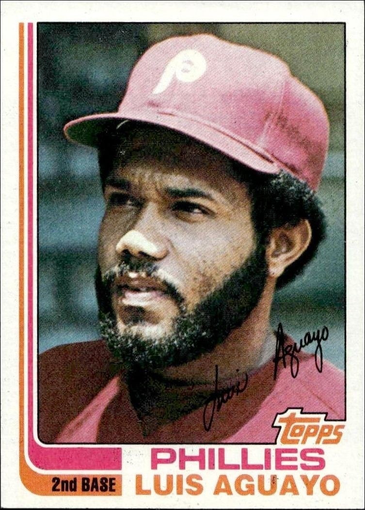 1982 Topps Luis Aguayo #449 trading card