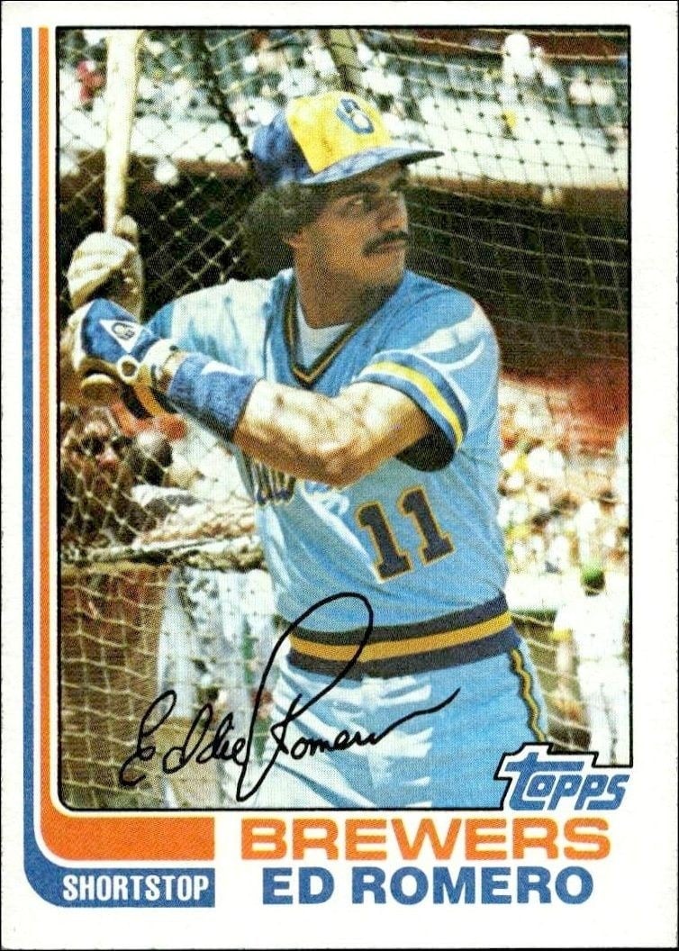 1982 Topps Ed Romero #408 trading card