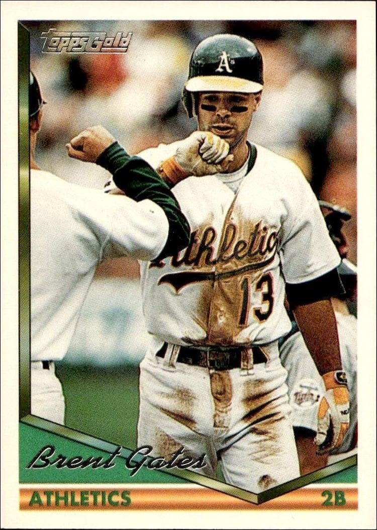 1994 Topps Brent Gates #586 trading card