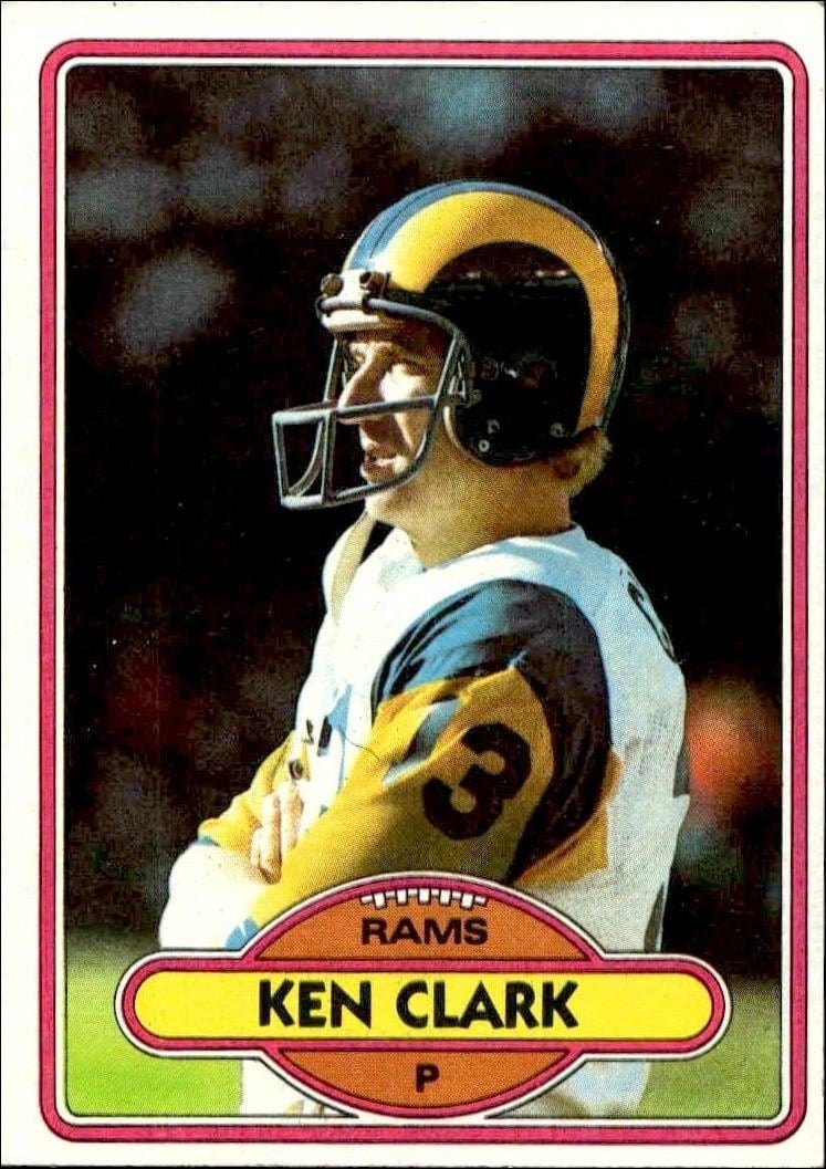1980 Topps Ken Clark #43 trading card