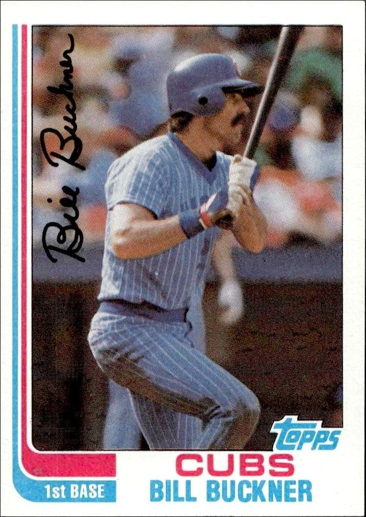 1982 Topps Bill Buckner #760 trading card