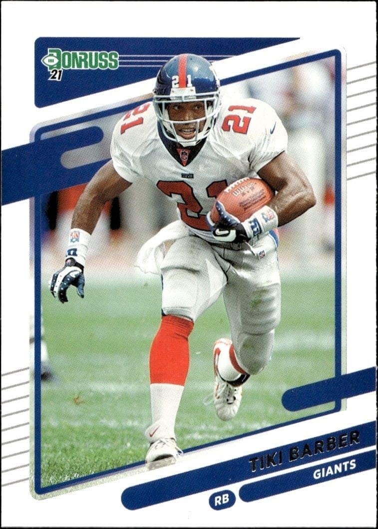 2021 Panini Donruss Tiki Barber #84 trading card
