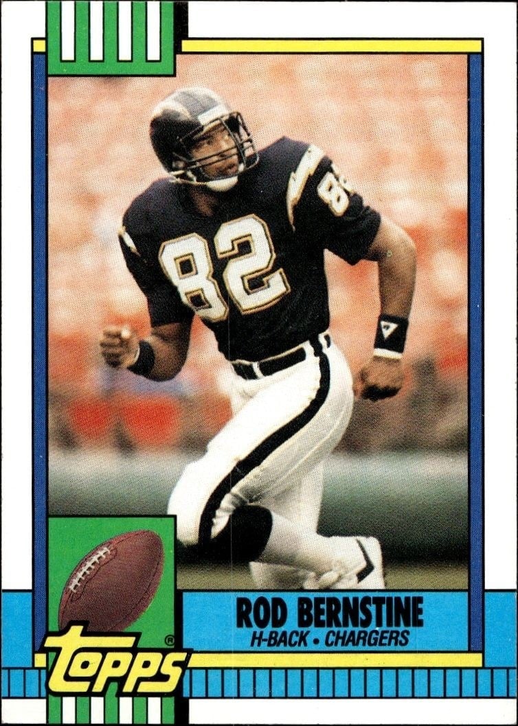 1990 Topps Rod Bernstine #382 trading card