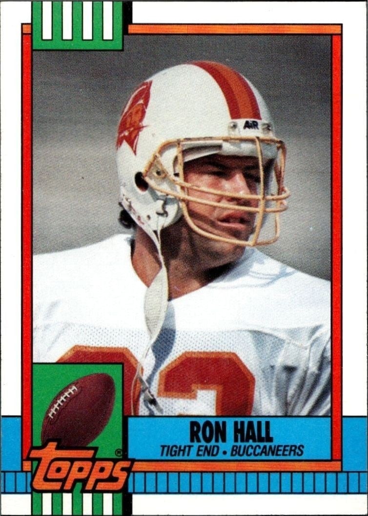1990 Topps Ron Hall #404 trading card