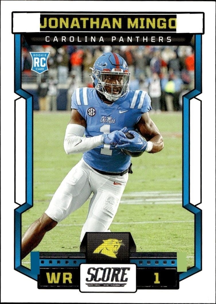 2023 Panini Score Jonathan Mingo #357 trading card