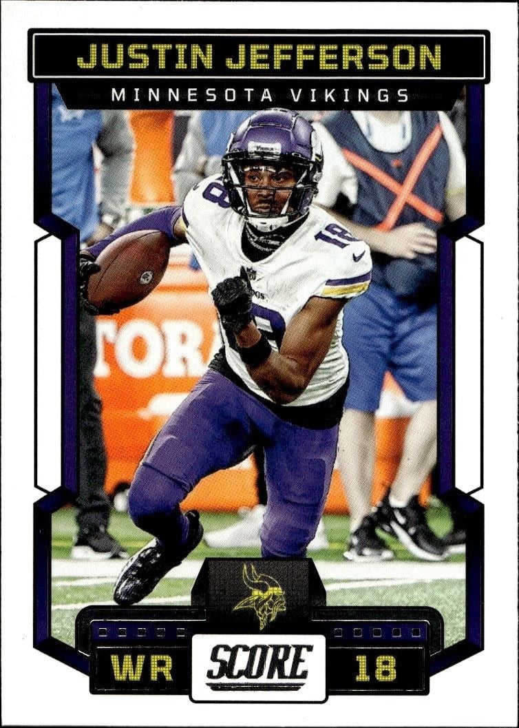 2023 Panini Score Justin Jefferson #110 trading card