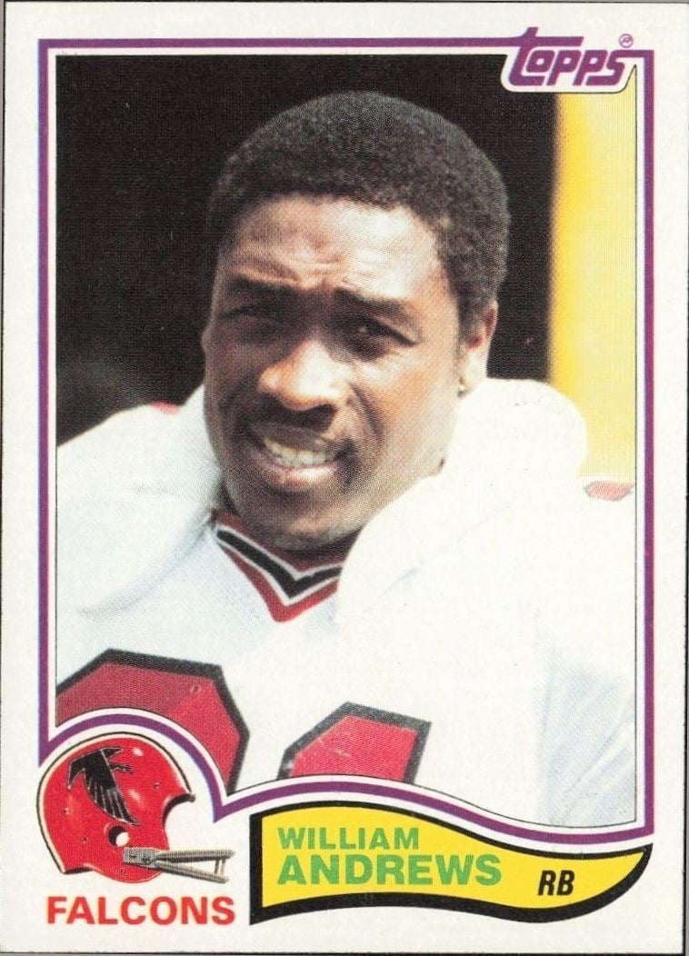 1982 Topps William Andrews #272 trading card