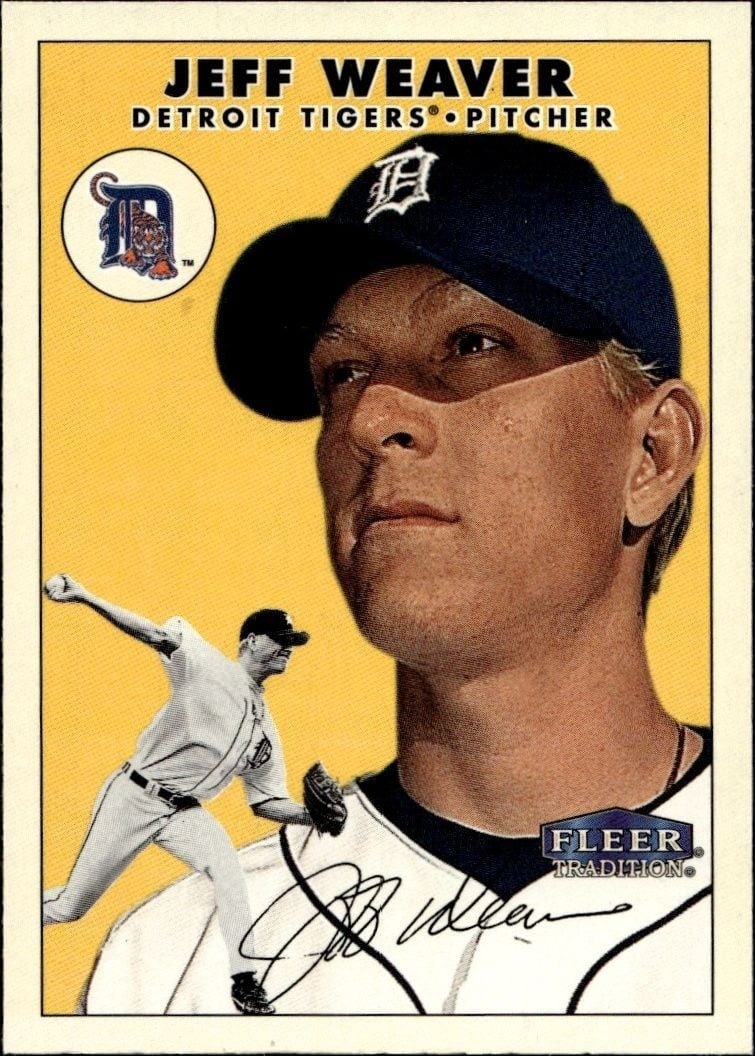 2000 Fleer Tradition Glossy Jeff Weaver #219 trading card