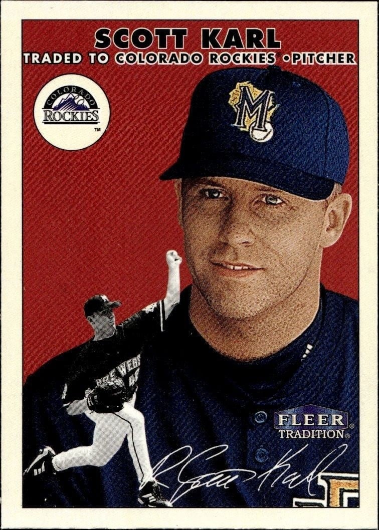 2000 Fleer Tradition Glossy Scott Karl #134 trading card