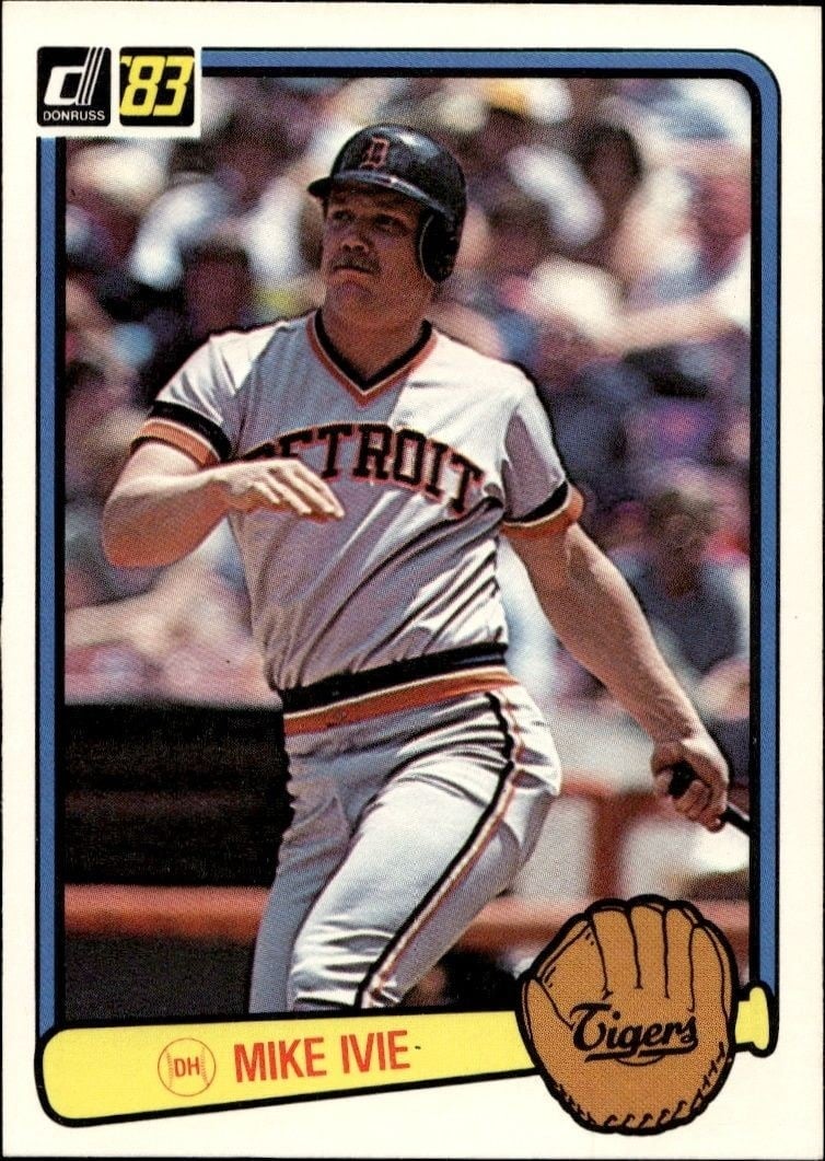 1983 Donruss Mike Ivie #485 trading card