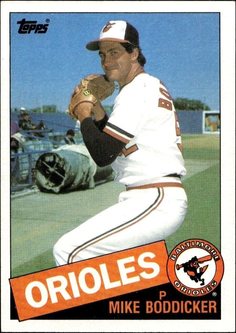 1985 Topps Mike Boddicker #225 trading card