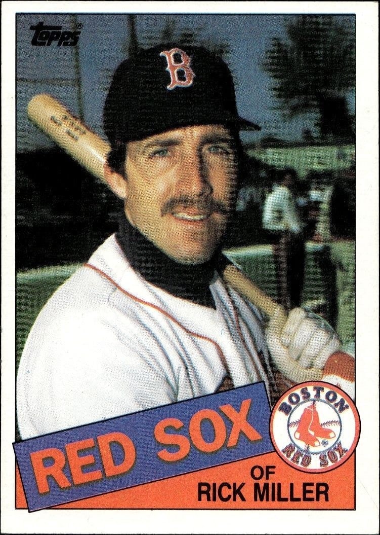 1985 Topps Rick Miller #502 trading card