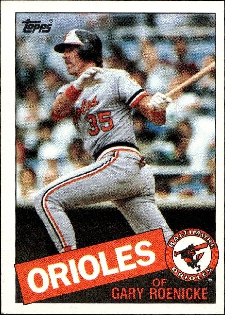 1985 Topps Gary Roenicke #109 trading card