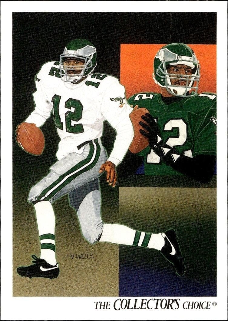 1991 Upper-Deck Randall Cunningham #84 trading card