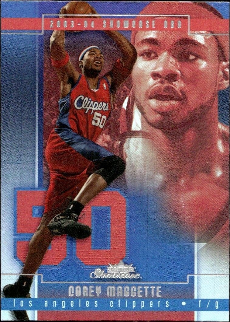 2003-04 Fleer Showcase Corey Maggette #84 trading card