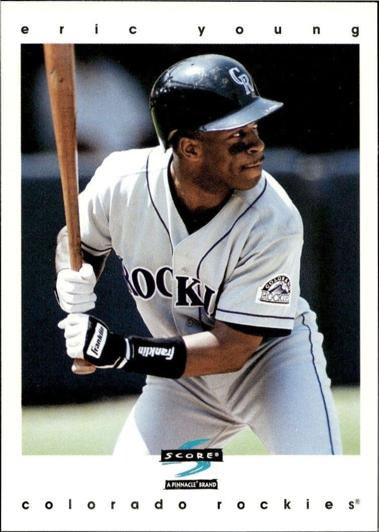 1997 Score Eric Young #169 trading card