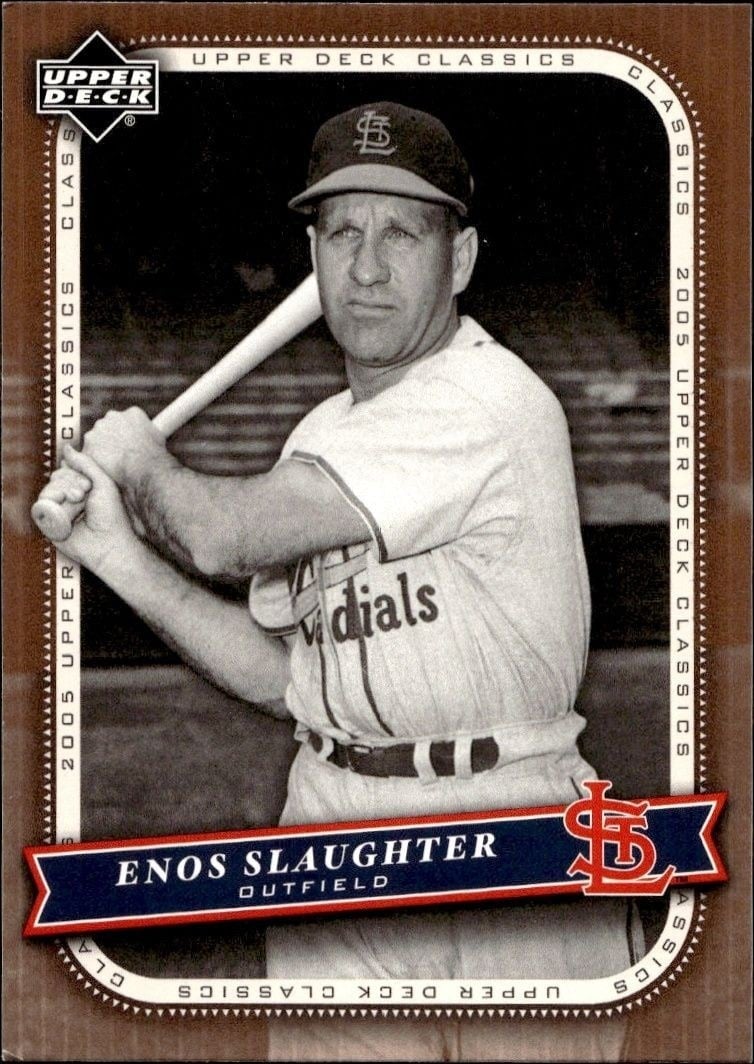 2005 Upper-Deck Classics Enos Slaughter #32 trading card