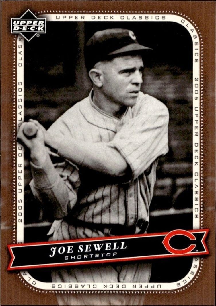 2005 Upper-Deck Classics Joe Sewell #54 trading card