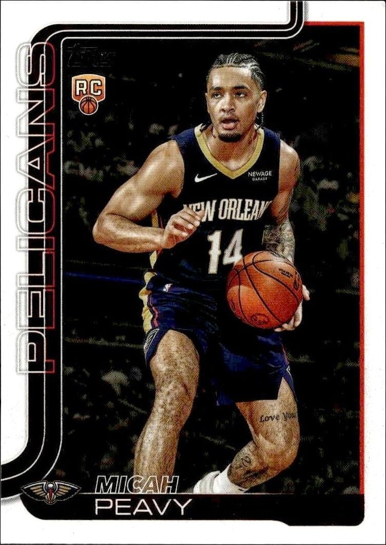 2025-26 Topps Micah Peavy #241 trading card