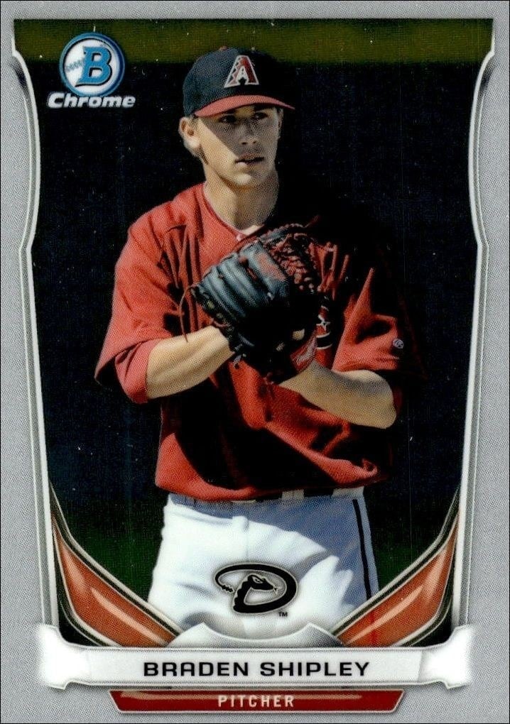 2014 Bowman Draft Picks Braden Shipley #CTP-17 trading card