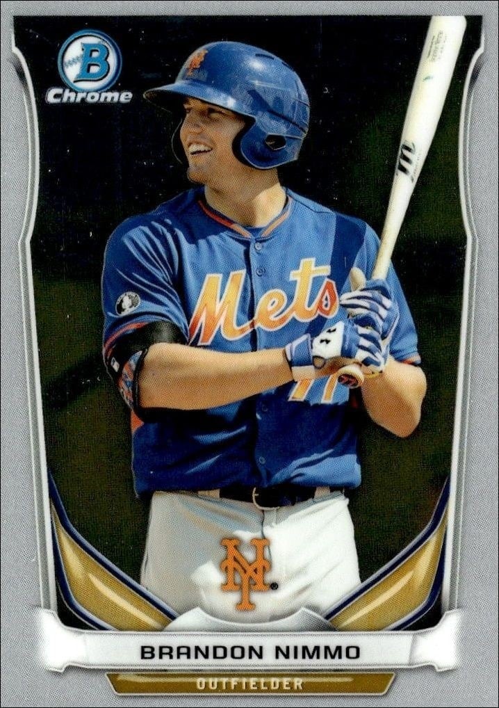 2014 Bowman Draft Picks Brandon Nimmo #CTP-30 trading card