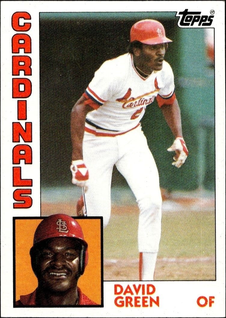 1984 Topps David Green #362 trading card
