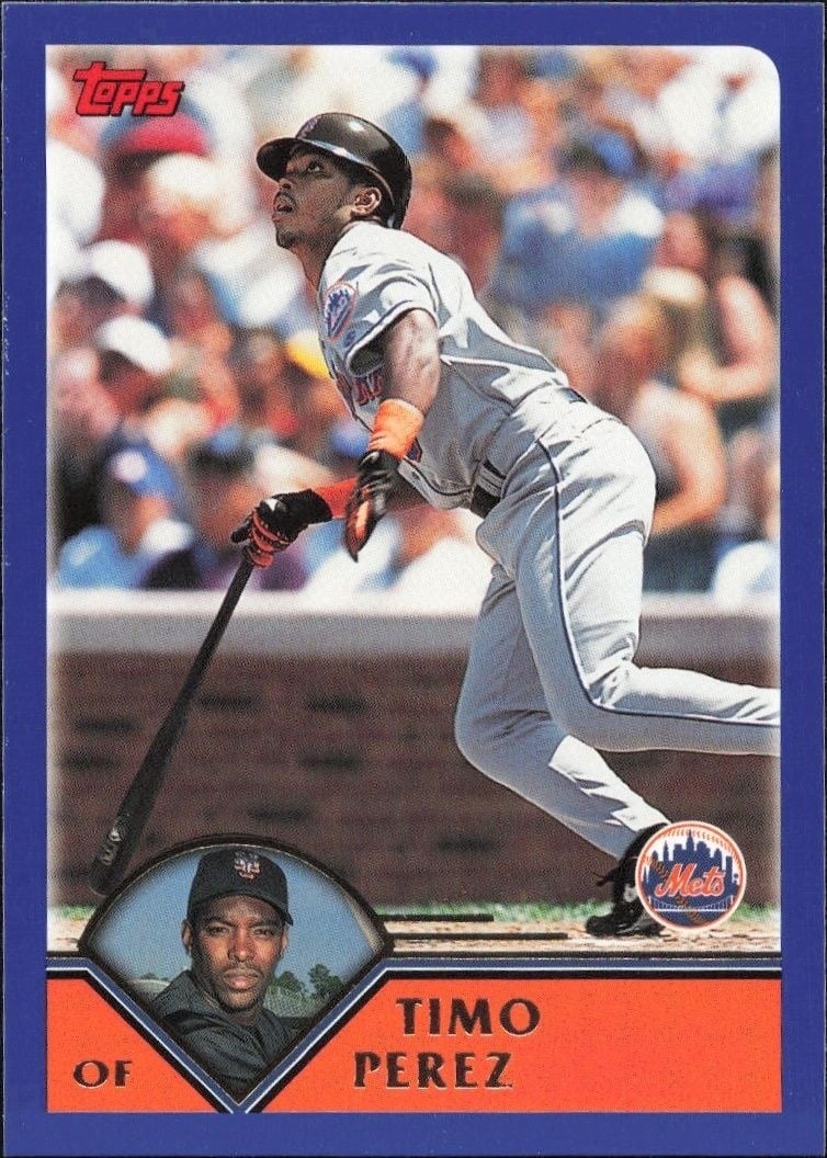 2003 Topps Timo Perez #6 trading card