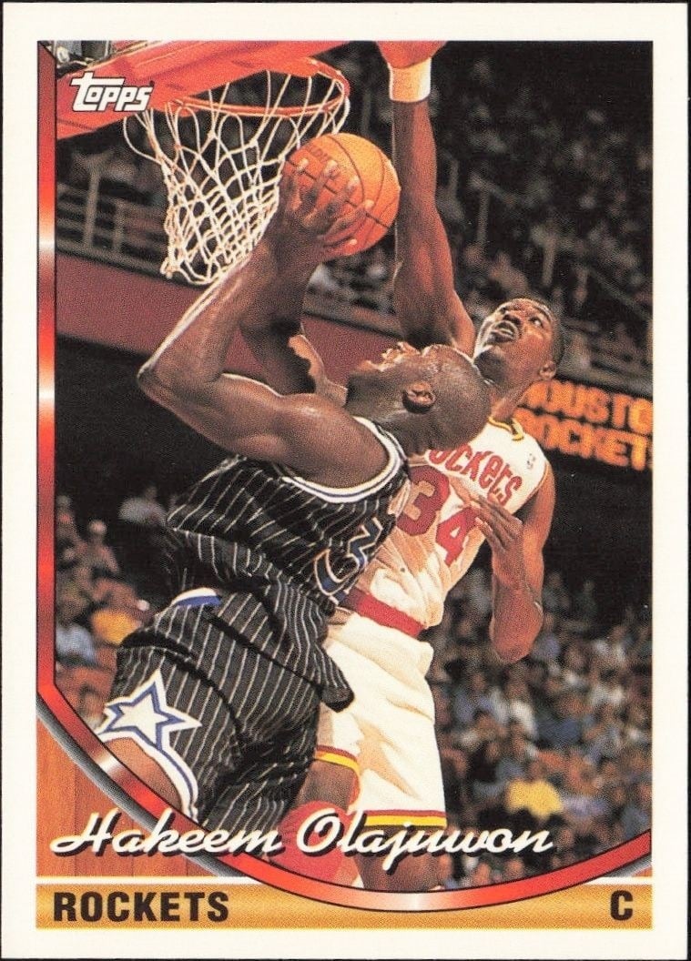 1994-95 Topps Hakeem Olajuwon #266 trading card