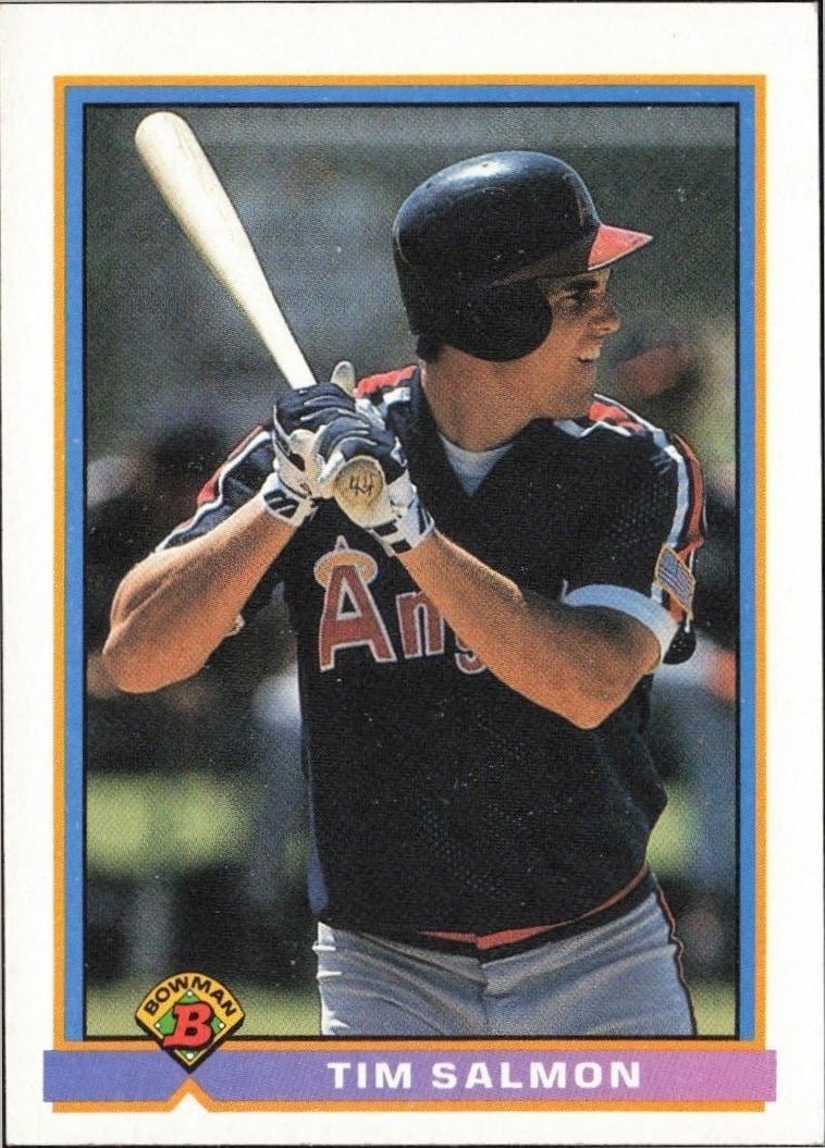 1991 Bowman Tim Salmon #203 trading card