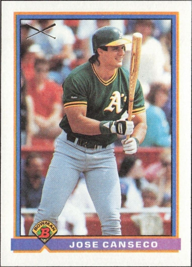 1991 Bowman Jose Canseco #372 trading card