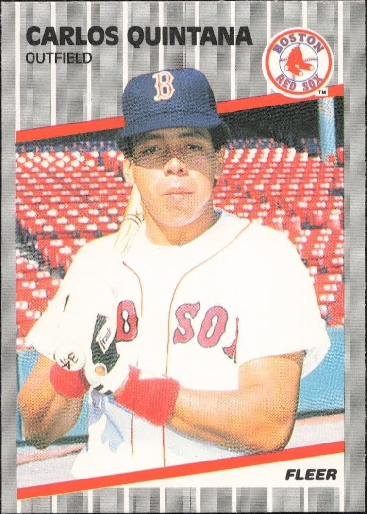 1989 Fleer Carlos Quintana #95 trading card
