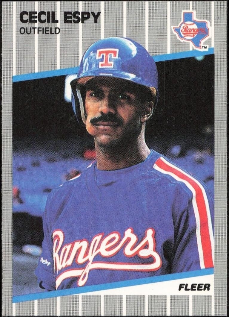 1989 Fleer Cecil Espy #517 trading card