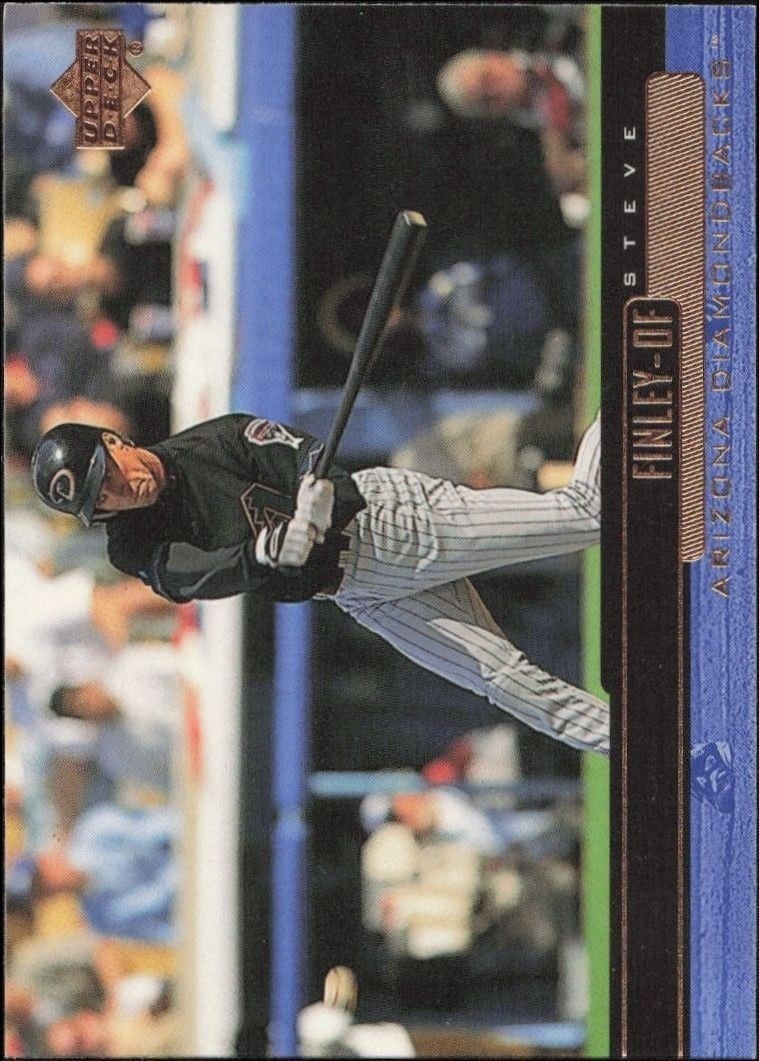 2000 Upper-Deck Steve Finley #42 trading card