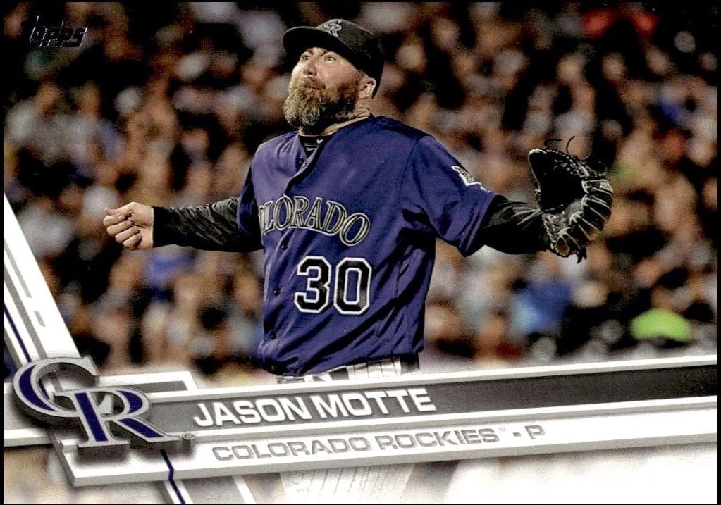 2017 Topps Series 2 Jason Motte #559 trading card