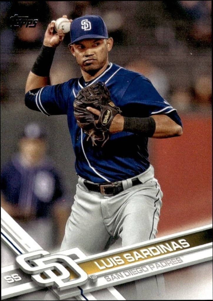 2017 Topps Series 2 Luis Sardinas #686 trading card